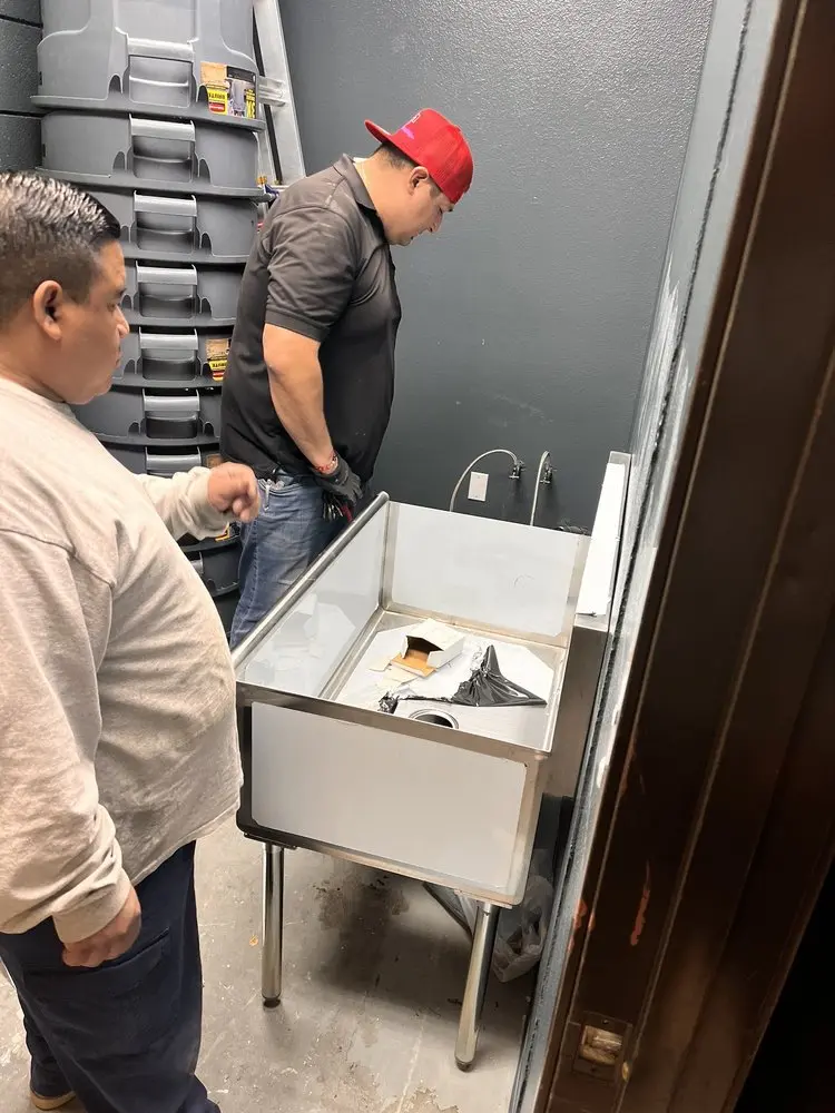 Commercial plumbing and sink installation in Towaco